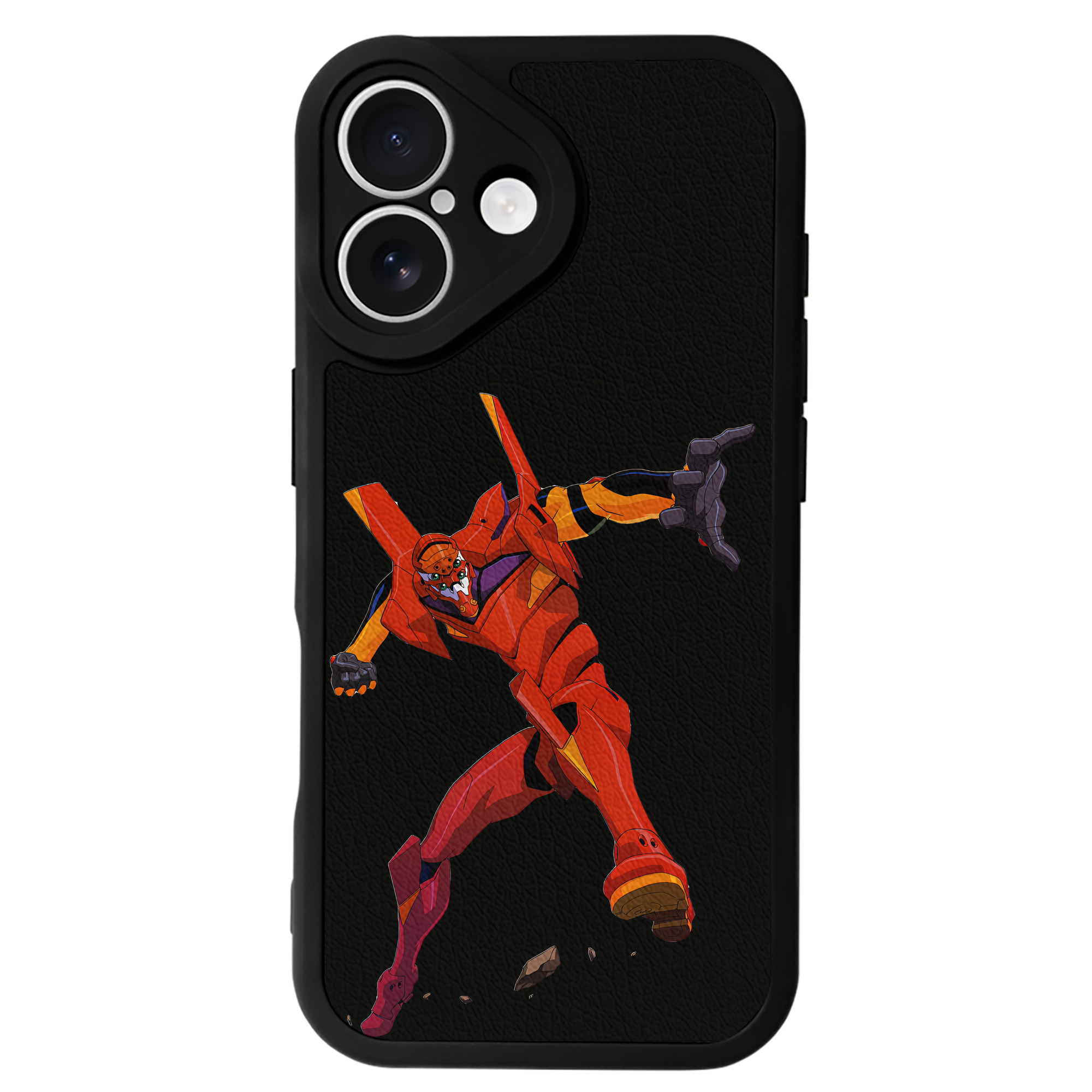 （画像用） EVA 新世紀エヴァンゲリオン 【iPhone 16シリーズ対応】シリコンスマホケース（レザー調） 材質：シリコン